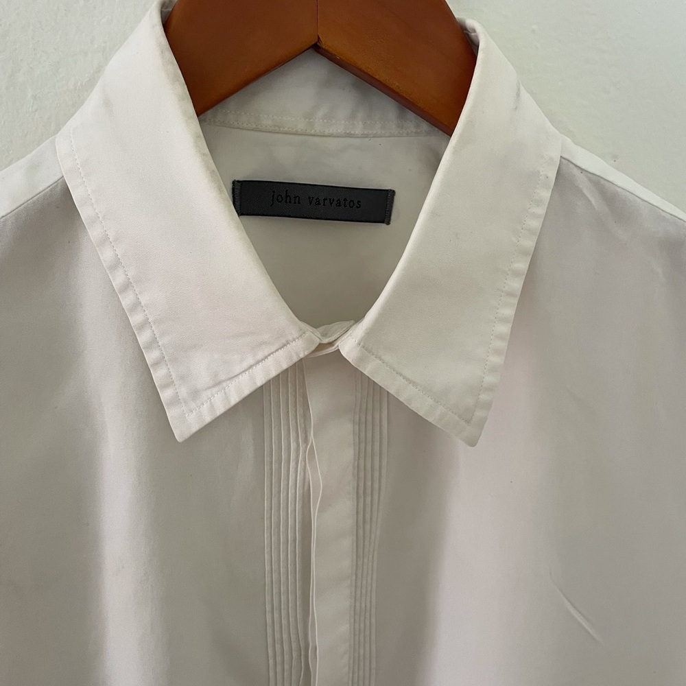 John Varvatos button down shirt.